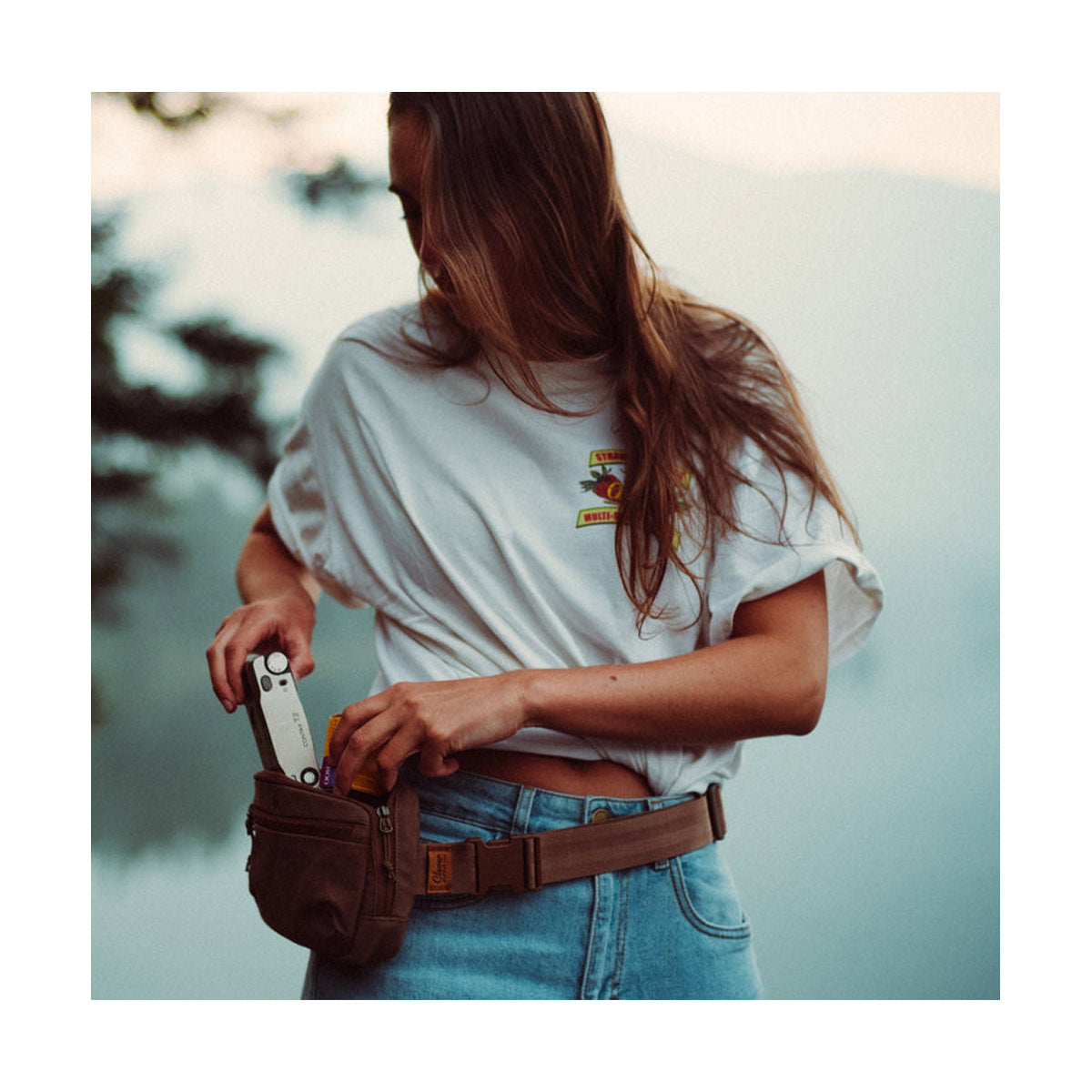Clever Supply Sidekick Belt Bag (Tan) - Stylish & Functional Waist Pack for Travel, Hiking, and Everyday Use