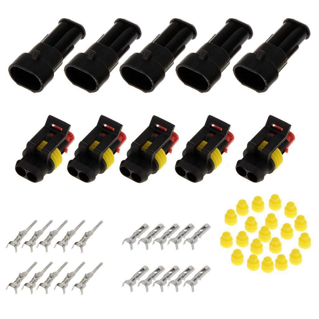 Waterproof 2/3/4 Pin Car Electrical Connectors - IP68 Sealed for Auto Wiring