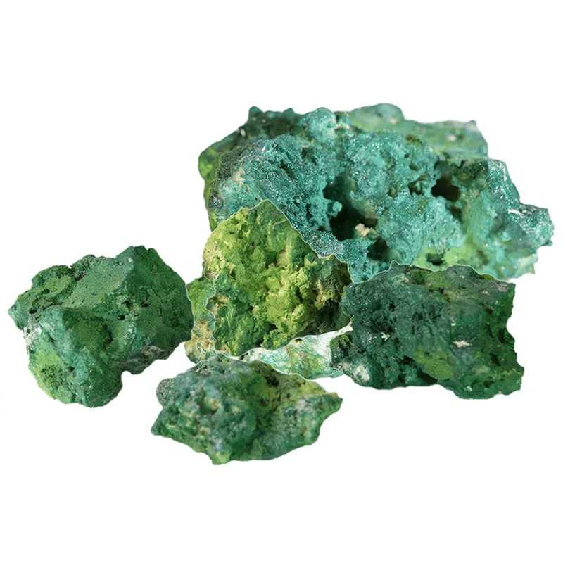 Aqua Natural Reef Base Rock - 10kg Live Green Rock for Saltwater Aquariums | Perfect for Marine Fish Tanks, Coral Reef Setups & Aquatic Decorations