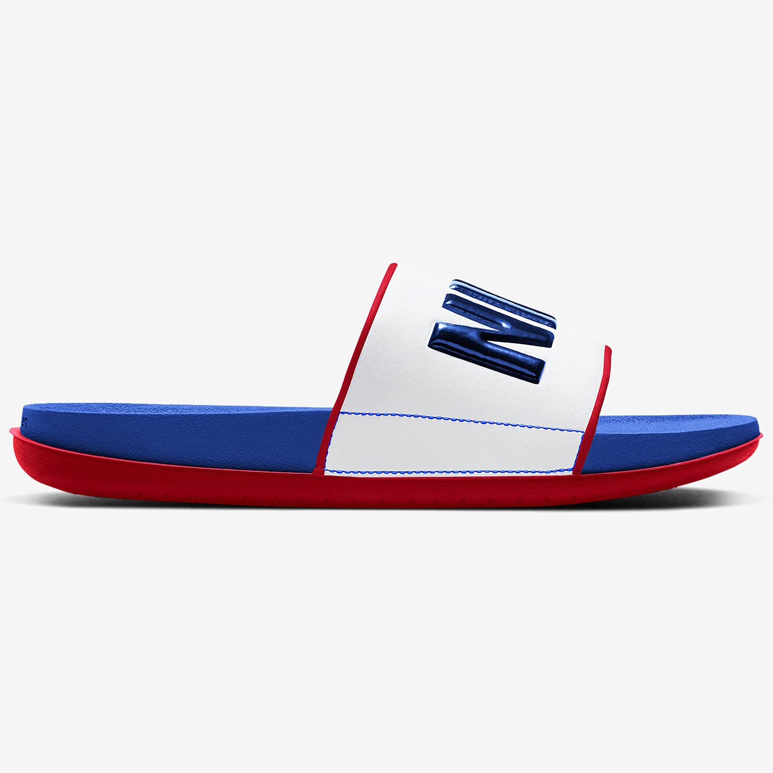 Nike Offcourt Men's Slide Sandals BQ4639-404 (Game Royal/White) Size 7 - Perfect for Casual Wear and Poolside Comfort