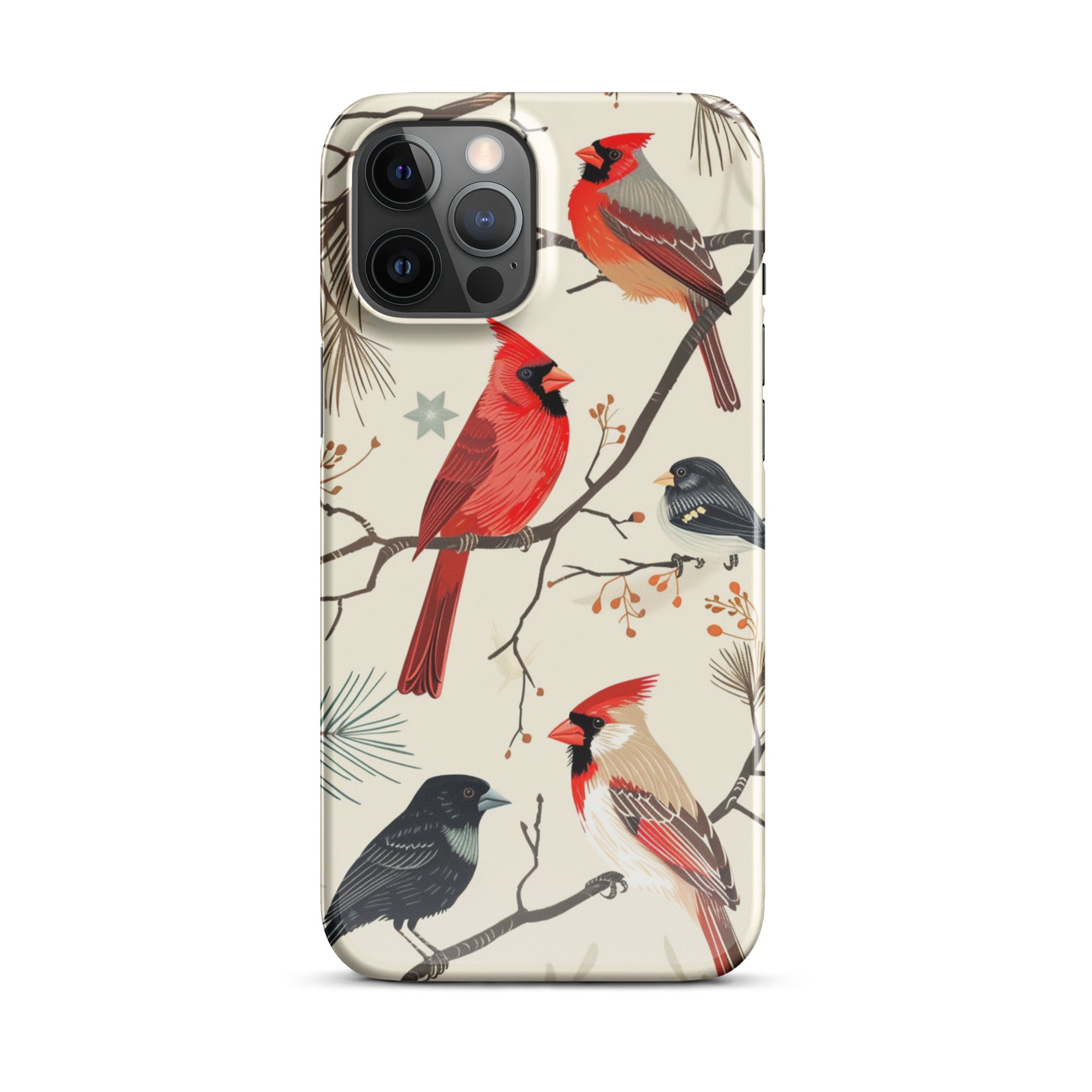 Premium Birds Design Snap Case for iPhone 14/13/12/11 - Durable Protective Phone Cover with Slim Fit - Perfect for Nature Lovers & Outdoor Adventures