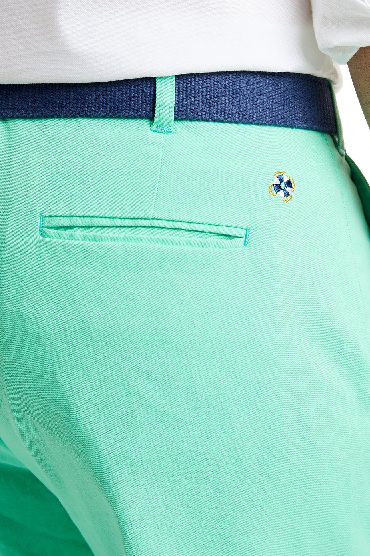 Stretch Twill Harbor Pant in Spring Green - Comfortable & Stylish Casual Pants for Work, Travel & Everyday Wear
