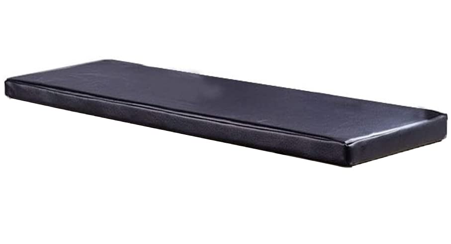 Premium PU Leather Bench Cushion - Water-Resistant Patio Furniture Seat Pad for Outdoor Garden Swing, Settee & Indoor Wooden Stool - Non-Slip, Durable & Comfortable - Perfect for Porch, Deck, Poolside & Living Room Decor