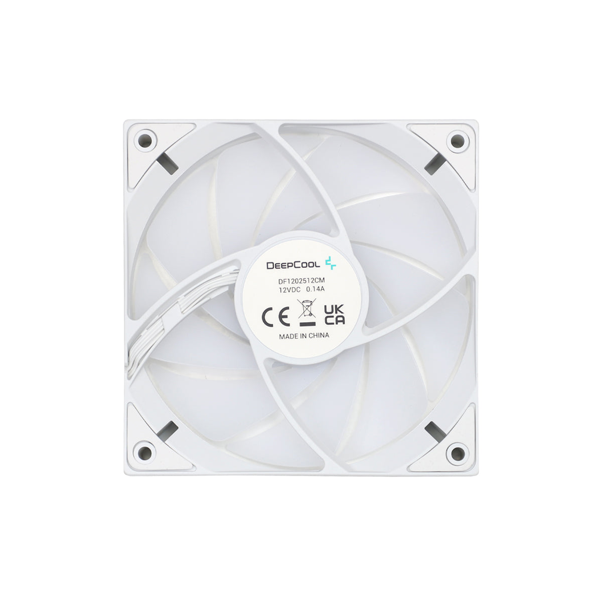 Deepcool DF120 ARGB 120mm PC Case Fan - 3-Pack, White LED Cooling Fan with PWM Control, High Airflow for Gaming PC & Computer Case Cooling - Perfect for RGB PC Builds and System Upgrades