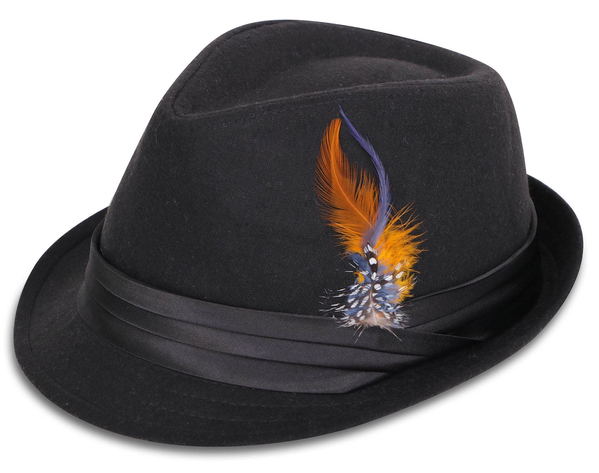 Stylish Fedora Hats for Women & Men - Classic Gangster Design, Stain-Resistant & Crushable - Perfect for Vintage Fashion, Cosplay, Outdoor Events & Daily Wear