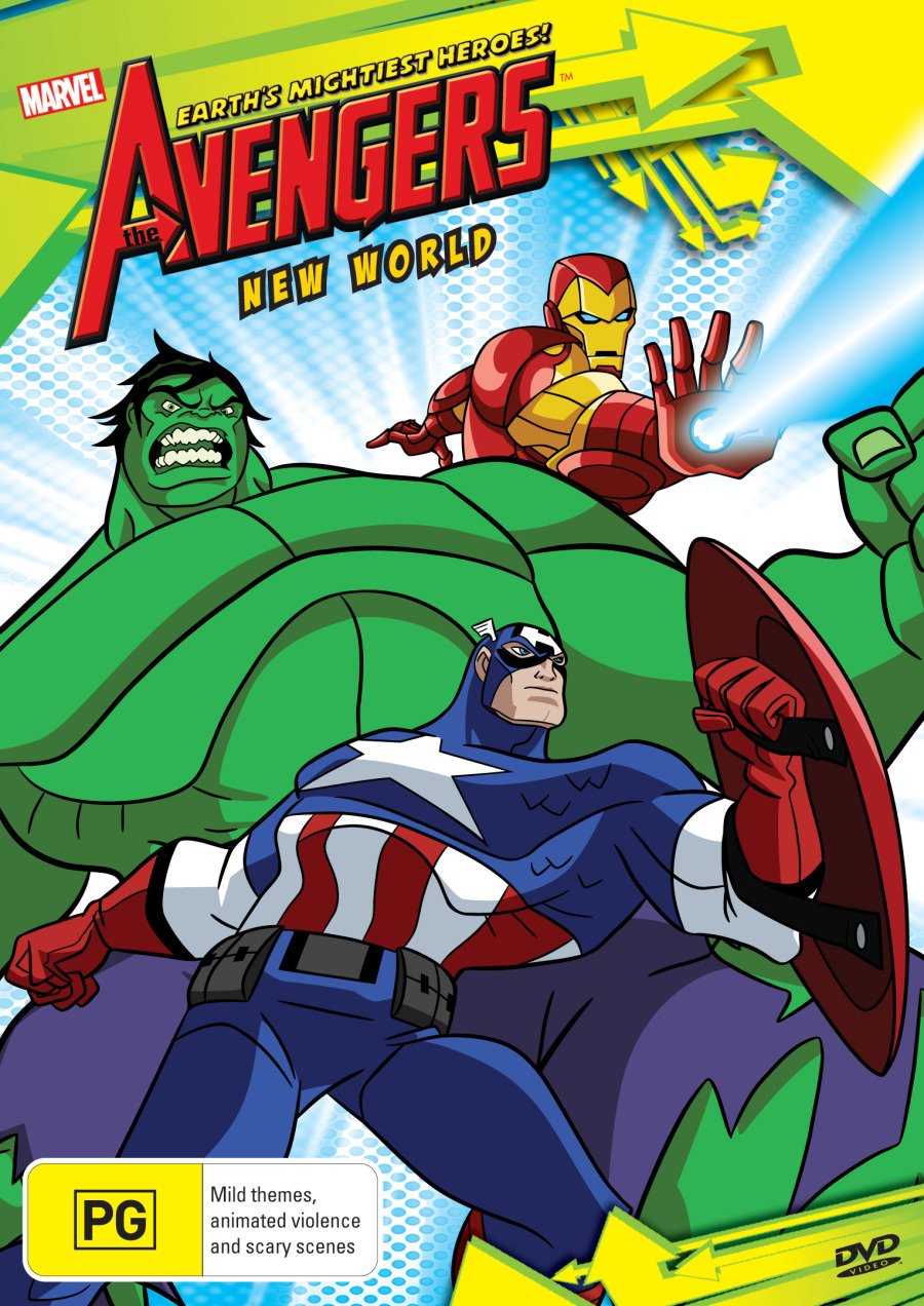 Avengers Earth's Mightiest Heroes The New World DVD - Marvel Superhero Action Movie for Kids & Adults - Perfect for Movie Nights & Marvel Fan Collections