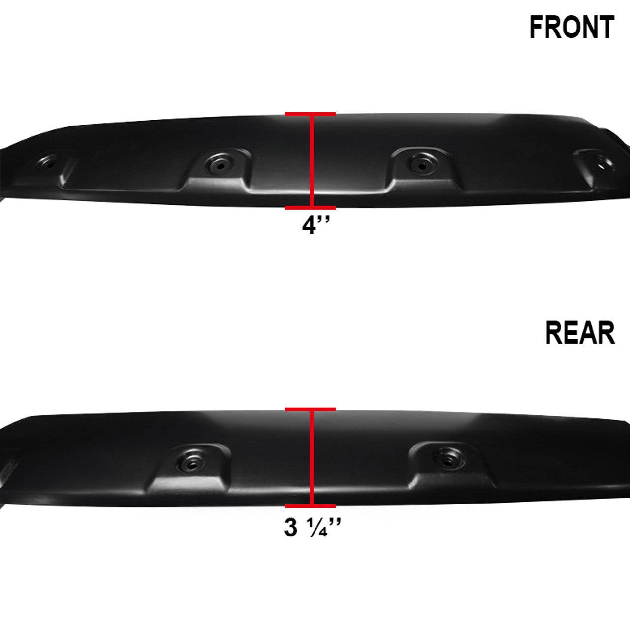 2007-2013 GMC Sierra 1500 Matte Black Polypropylene Fender Flares Set of 4 - Durable Off-Road Protection for Trucks & SUVs - Perfect for Mud, Rocks & Rough Terrain