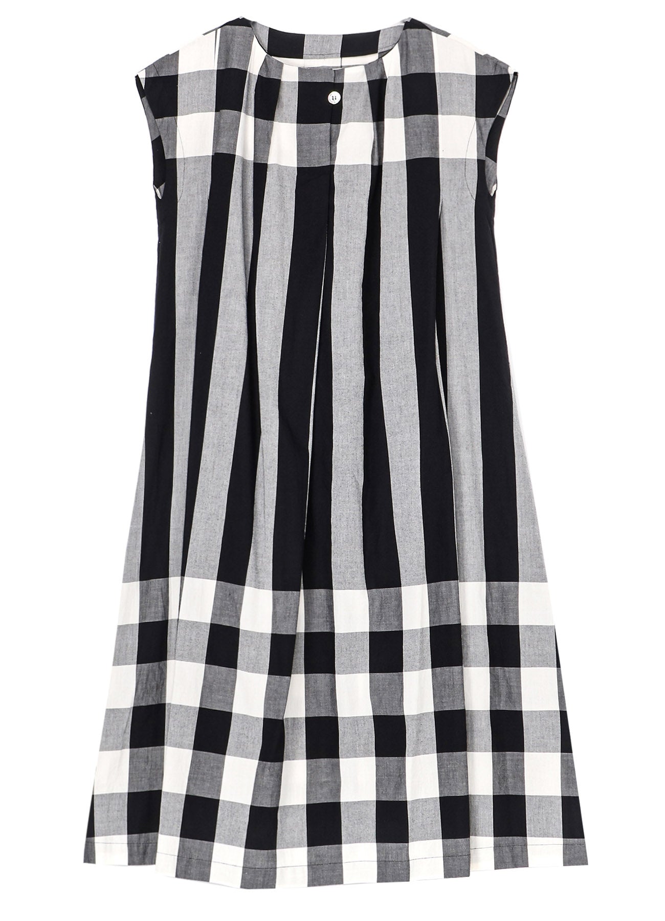 Stylish Cotton Plaid Stripe One Piece Dress for Women - Perfect for Casual Outings, Beach Wear & Summer Fashion