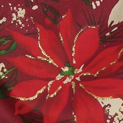 Metallic Burgundy Red Poinsettia Print Wired Craft Ribbon - 4 Inch x 20 Yards for Holiday Gift Wrapping, Christmas Decorations & DIY Crafts