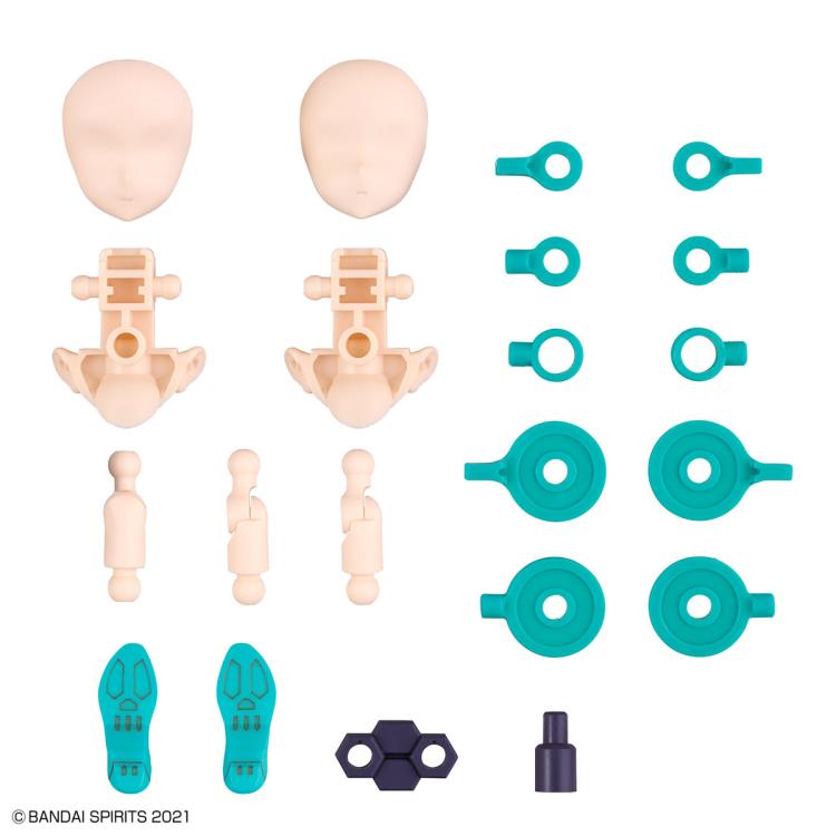 Bandai 30 Minutes Sisters 30MS OP-07 Option Parts Set 7 Evil Costume (Color A) Model Kit for Custom Anime Figures - Perfect for Collectors and DIY Enthusiasts