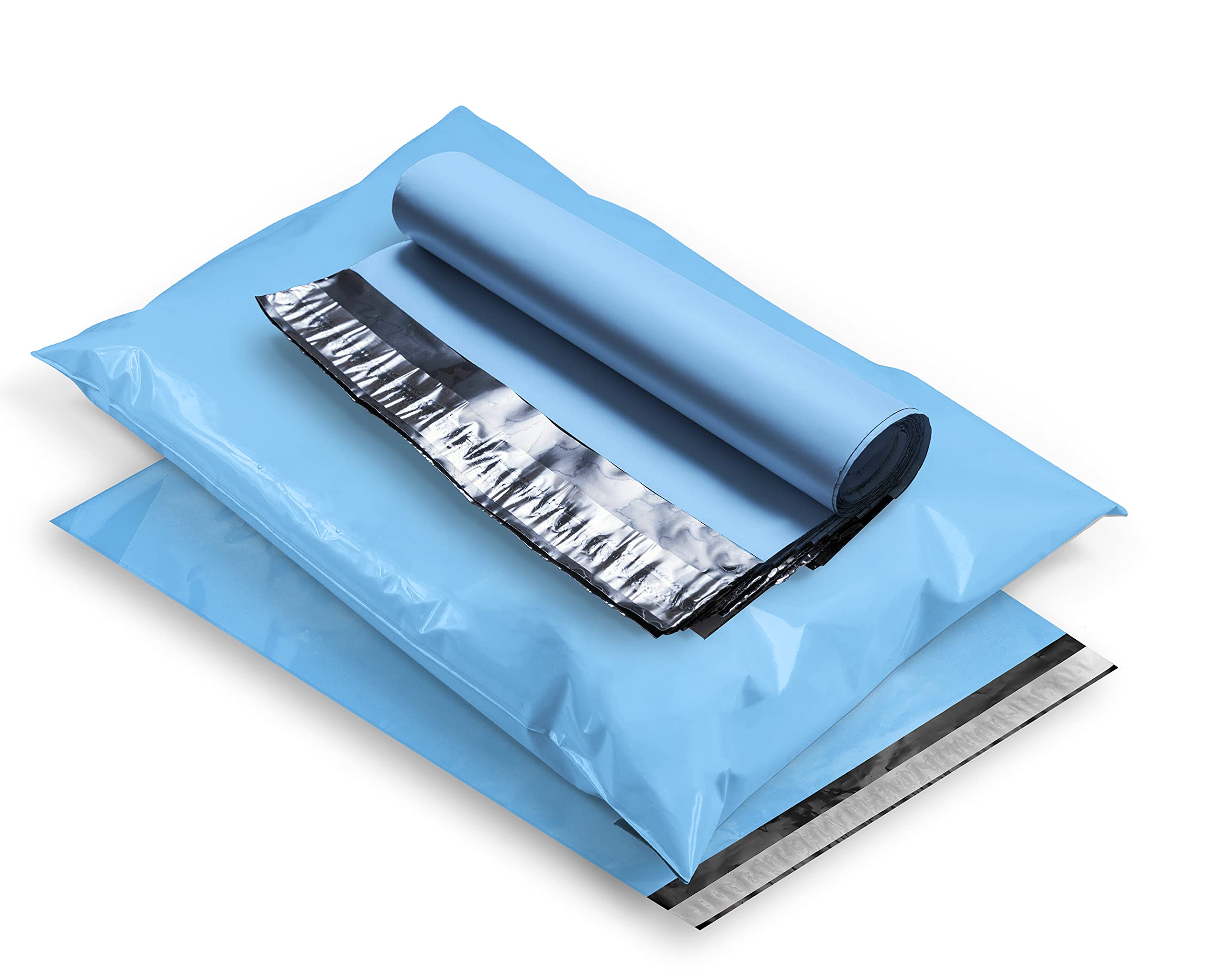 Amiff 6x9 Inch Blue Poly Mailers - 100 Pack Waterproof & Tear-Proof Peel & Seal Shipping Envelopes for Clothing, Small Business & Ecommerce | Ideal for Apparel, Jewelry, Cosmetics & Lightweight Package Shipping