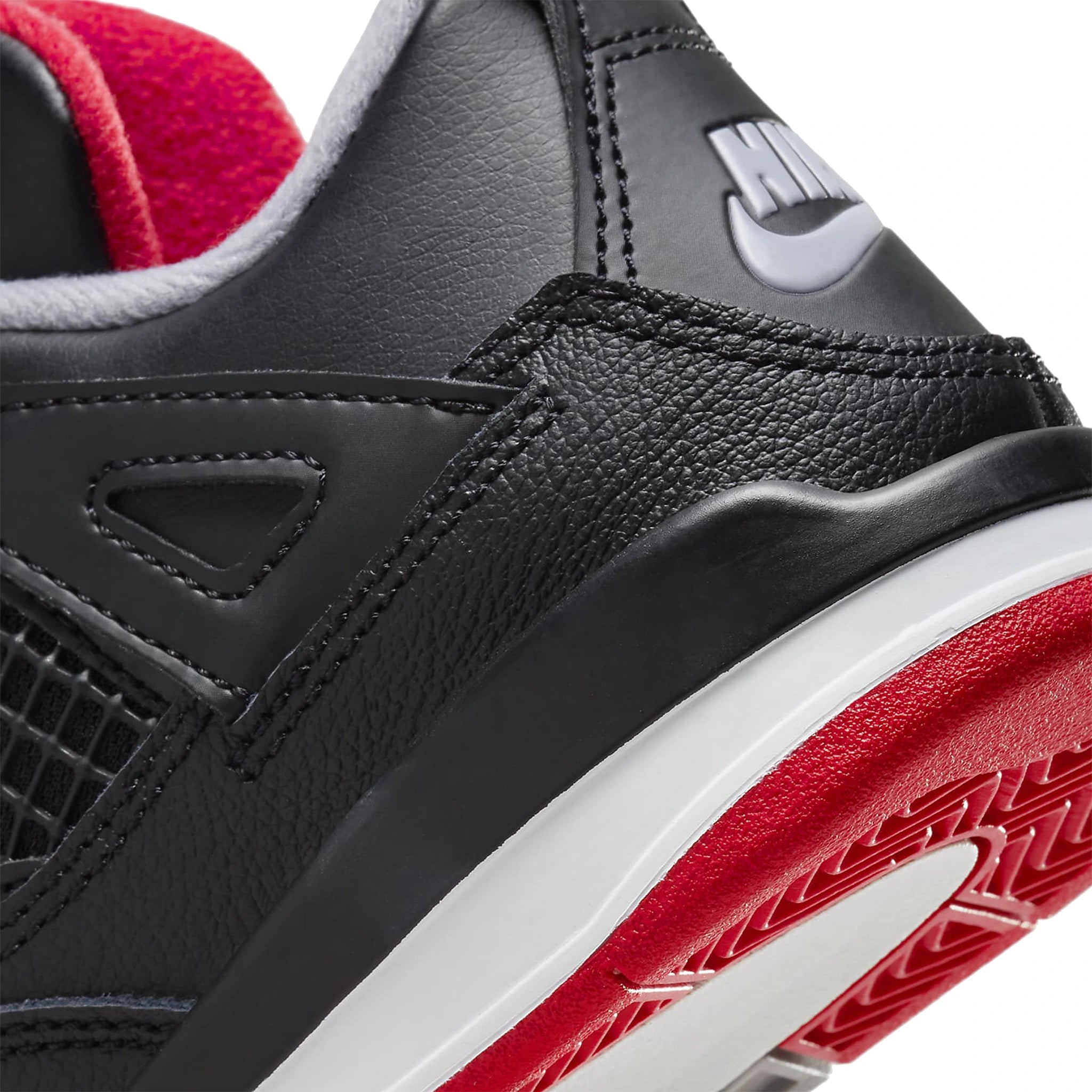 Air Jordan 4 OG Bred Reimagined Retro Basketball Shoes (PS) - Perfect for Streetwear Fashion & Court Performance