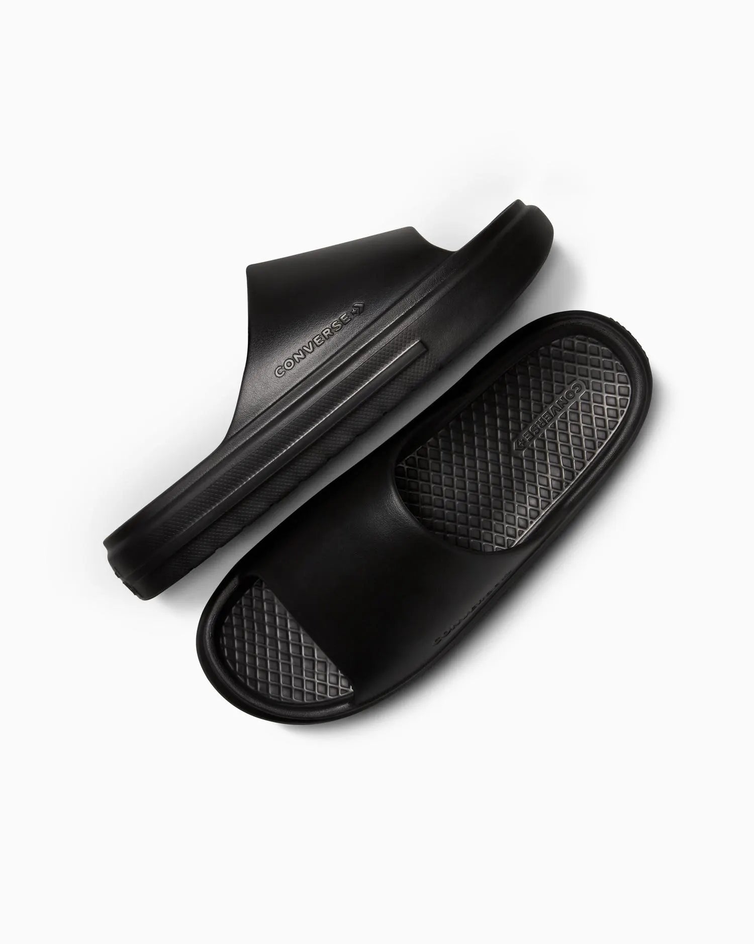 Converse Unisex Essential Black Slide Sandals - Comfortable & Stylish for Men and Women - Perfect for Beach, Pool, and Casual Wear