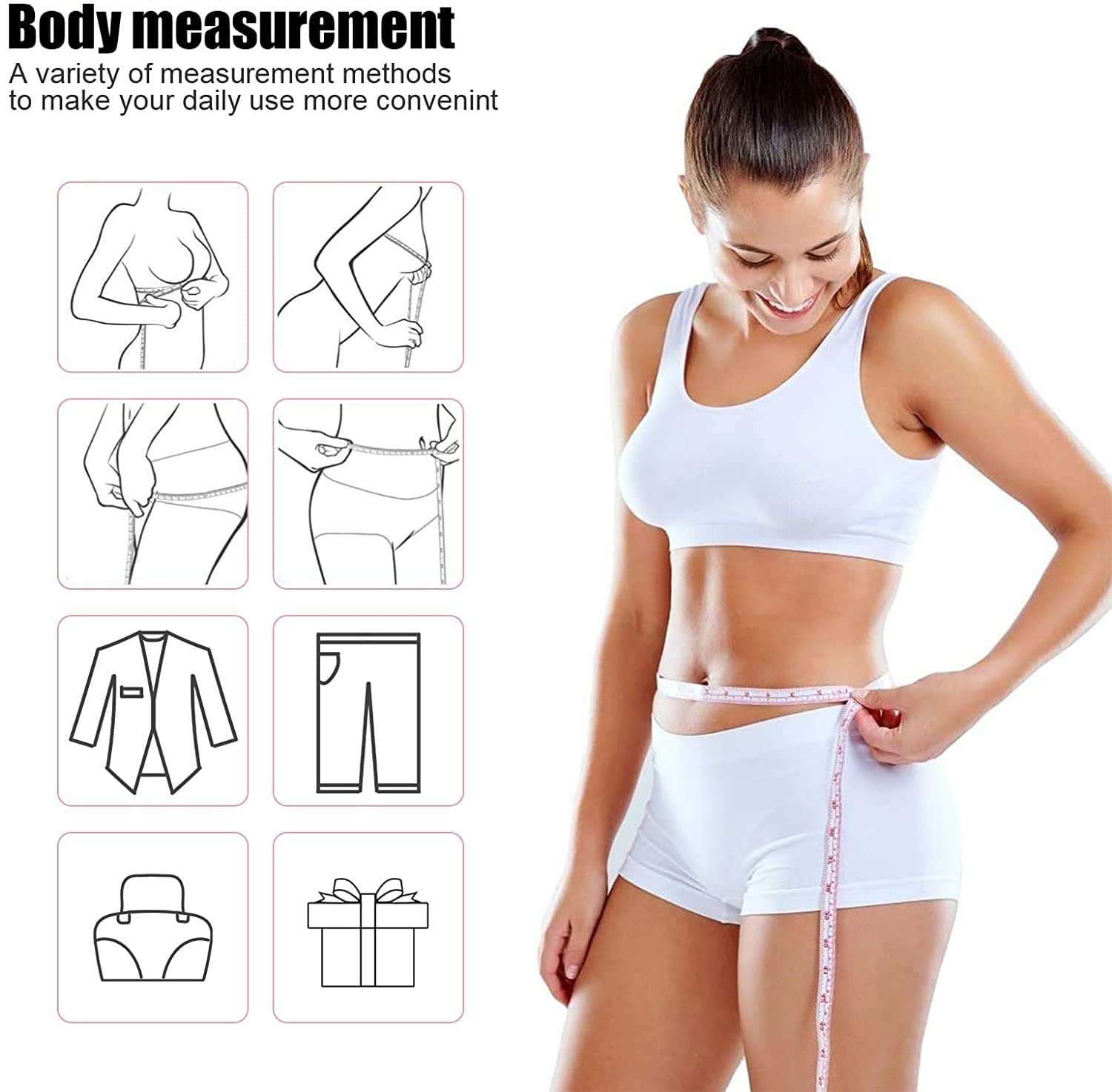 Utoolmart 150cm/59-inch Retractable Soft Tape Measure - Dual Metric Scale, Glass Fiber Round Case, Flexible Measuring Tool for Tailoring, Sewing & Medical Use (2-Pack) | Perfect for DIY Projects, Body Measurements & Crafting