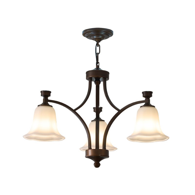 Lucian Bell Chandelier - Modern Crystal Ceiling Light Fixture for Dining Room, Living Room & Bedroom | Elegant Home Decor Lighting for Wedding, Hotel & Restaurant