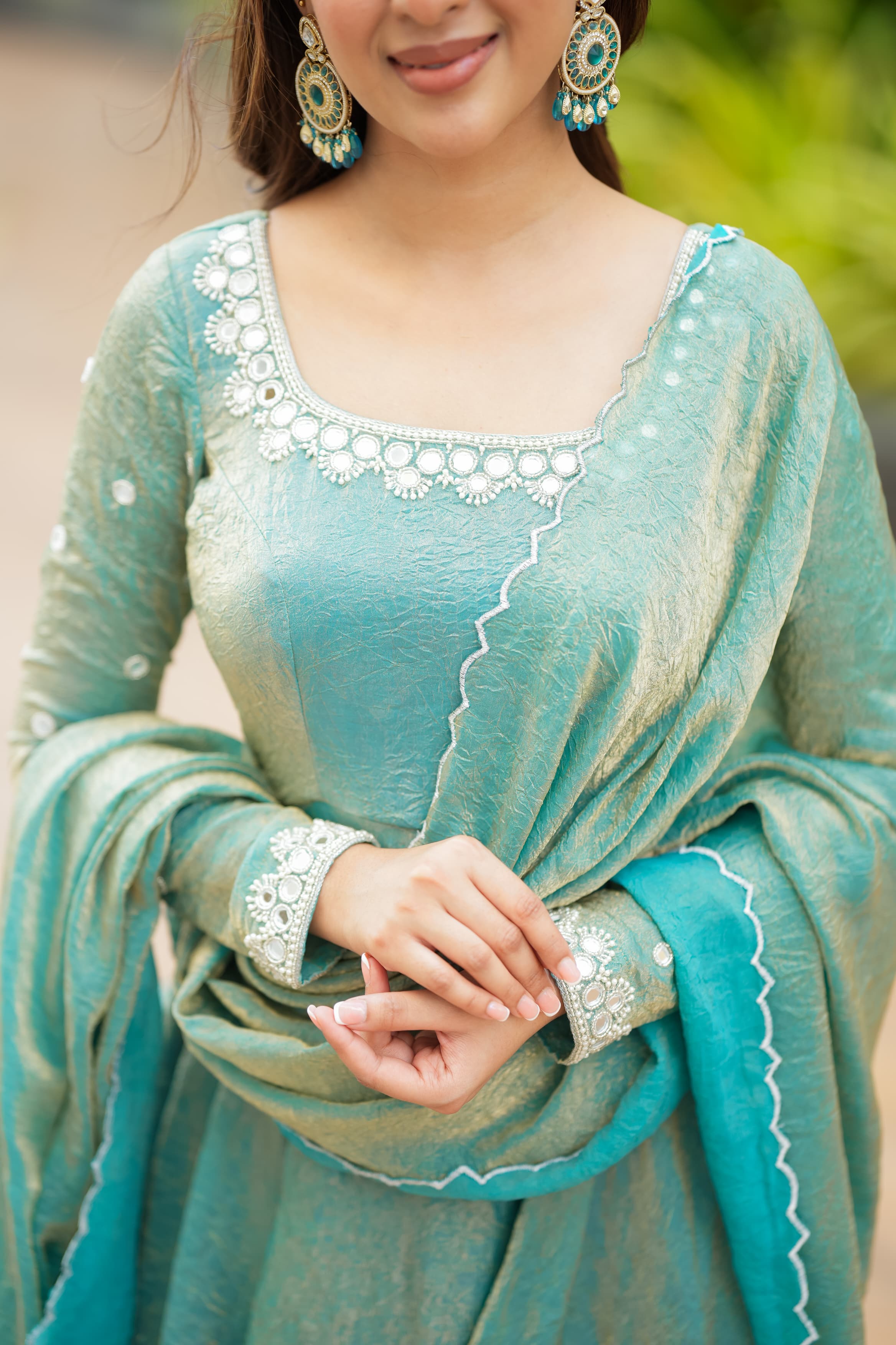 DD699 Shabana Premium Designer Anarkali Suit - Elegant Pakistani/Indian Party Wear for Women - Perfect for Weddings, Festivals & Special Occasions