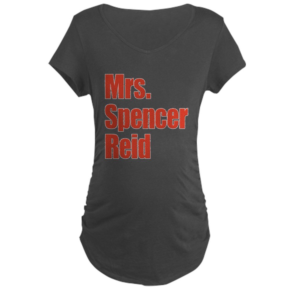 Mrs. Spencer Reid Criminal Minds Maternity T-Shirt - Funny TV Show Pregnancy Tee for Fans & Expecting Moms - Perfect for Baby Showers, Gender Reveals & Fan Conventions