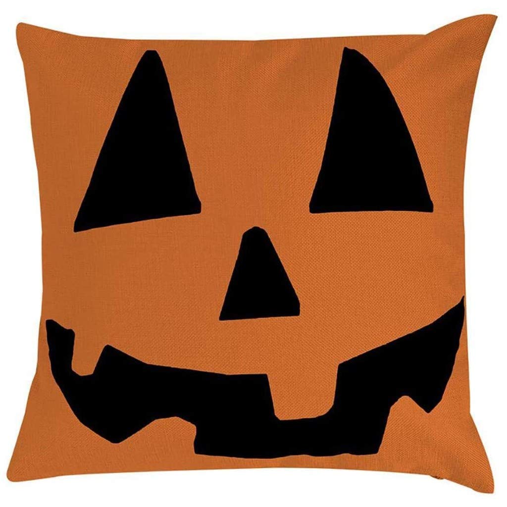 Happy Day Halloween Throw Pillow Cover 24x16 - Soft Decorative Cushion Case for Sofa, Bed, Home Decor - Perfect for Living Room, Bedroom, and Seasonal Holiday Decorations