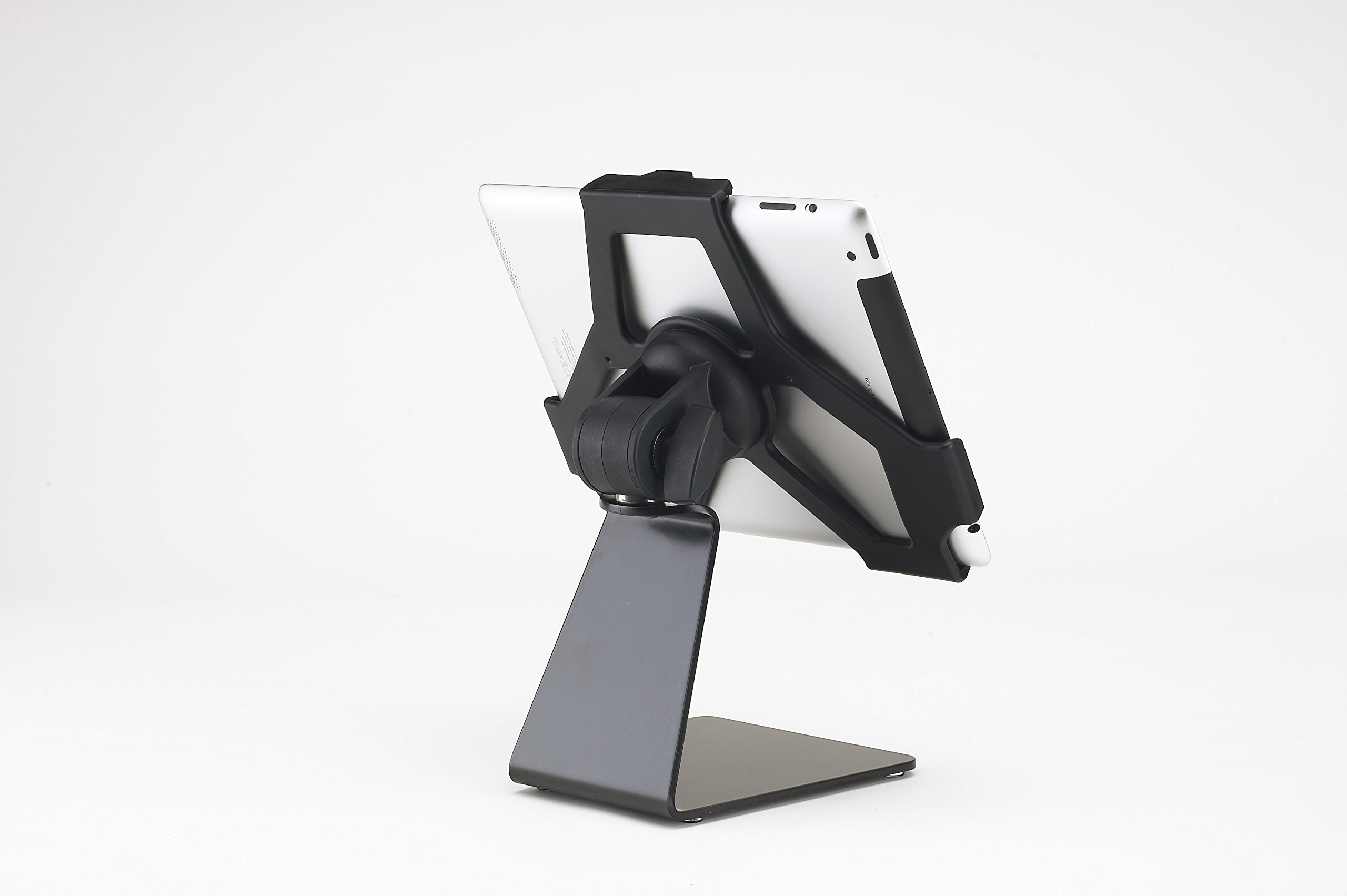 K&M Stands iPad 2 Adjustable Tablet Holder - Portable Desktop Stand for iPad 2/3/4, Air, Mini & Pro - Perfect for Home, Office, Kitchen & Studio Use
