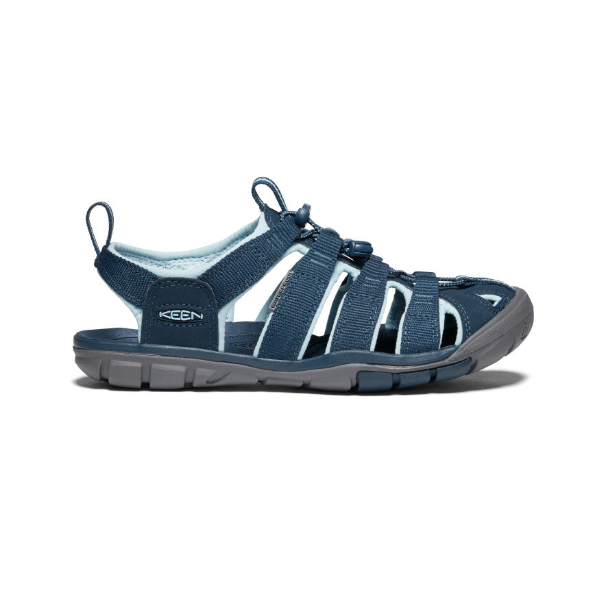 Women's Clearwater CNX Comfortable Water Sandals - Navy/Blue Glow | Lightweight & Quick-Drying for Beach, Pool, and Outdoor Activities