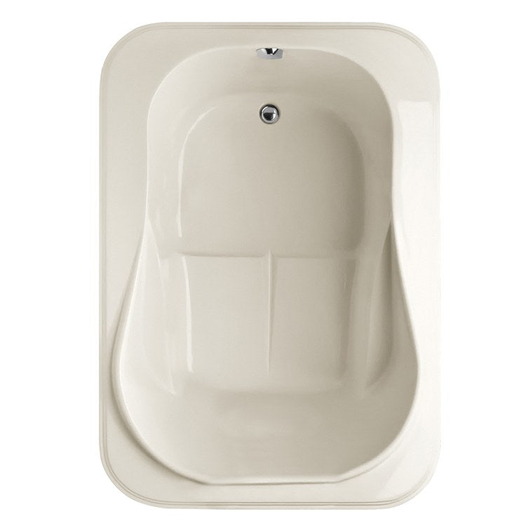 Air Tub Designer Collection Cassi Drop-In Acrylic Bathtub - 60 x 42 x 26 Inch Rectangular Soaking Tub with 6 Hydrotherapy Jets (Bone White) | Perfect for Luxury Bathrooms & Spa-Like Relaxation at Home
