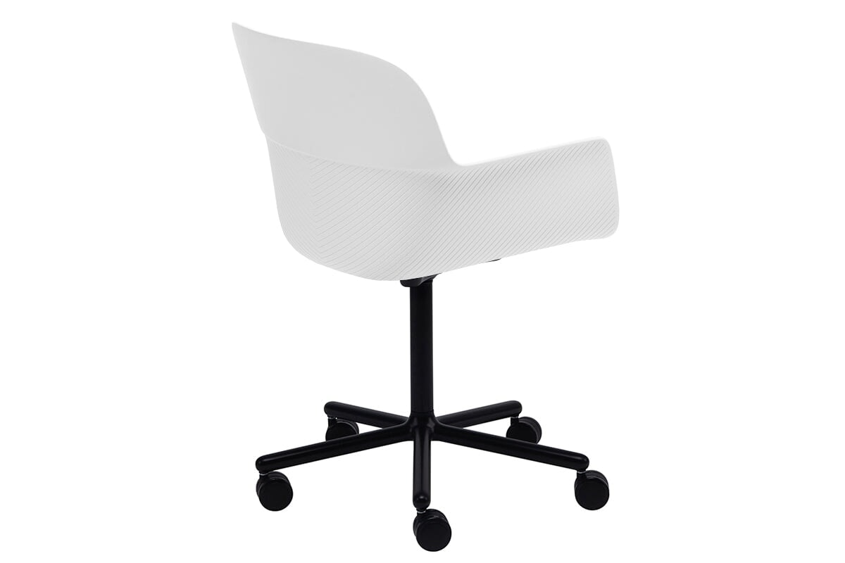 Tommy Tub Plastic Chair with Swivel Base - Durable Outdoor & Indoor Seating for Patio, Poolside, and Garden Relaxation
