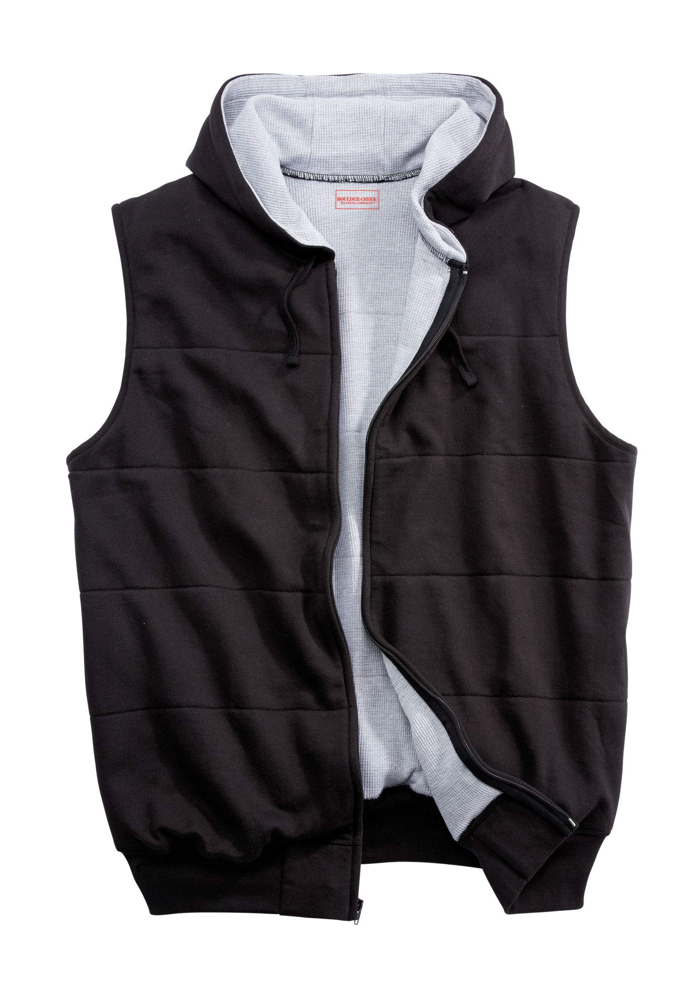 KingSize Men's Big & Tall Thermal Lined Fleece Vest - Warm Winter Outdoor Vest for Hiking, Camping & Casual Wear | Boulder Creek Collection