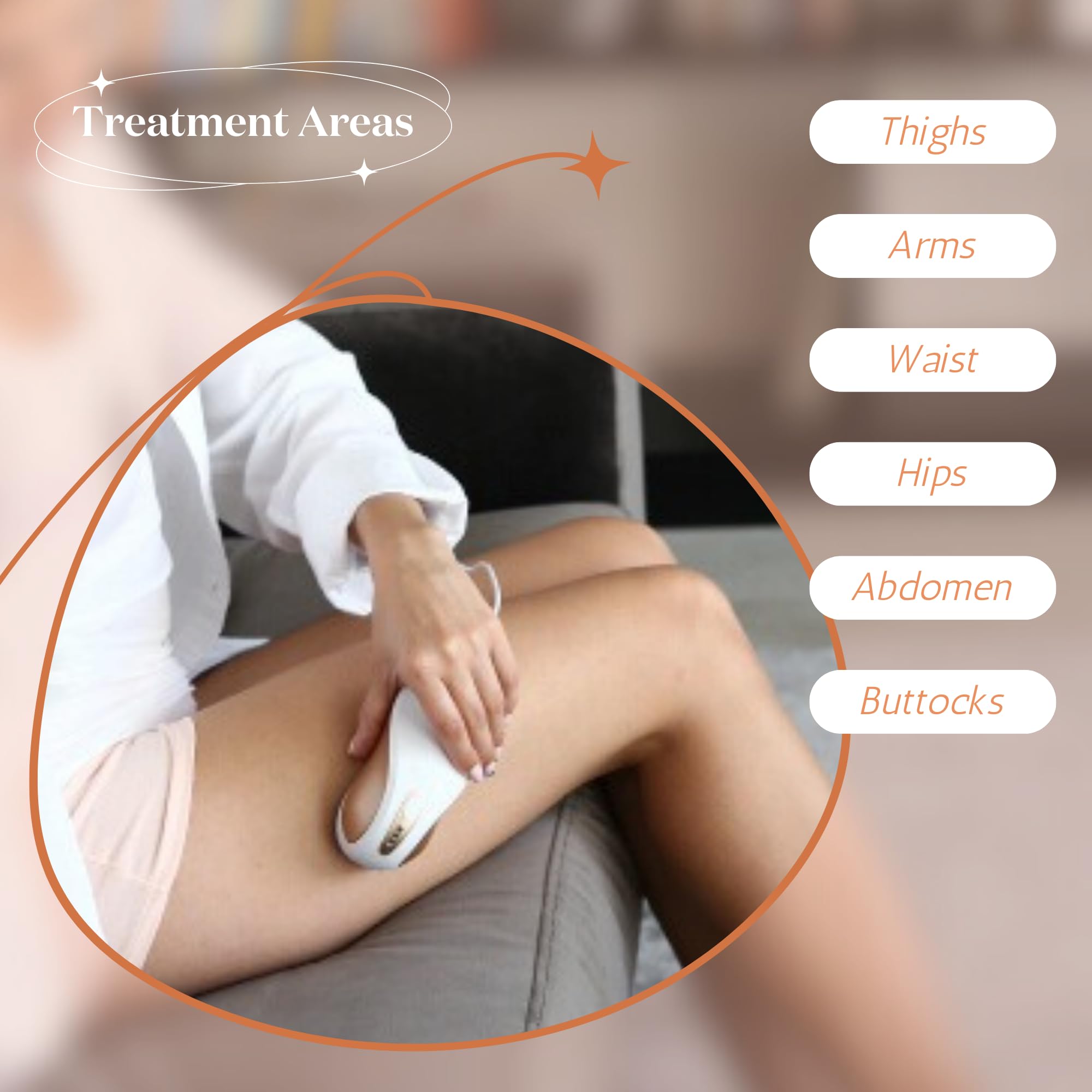 Sensica SensiFirm Body Contouring Machine for Cellulite Reduction & Skin Tightening - Non-Invasive Body Sculpting Device with Lipotherm Massage Technology | Clinically Proven to Firm Skin | Perfect for Home Spa Treatments & Professional Body Contouring Therapy