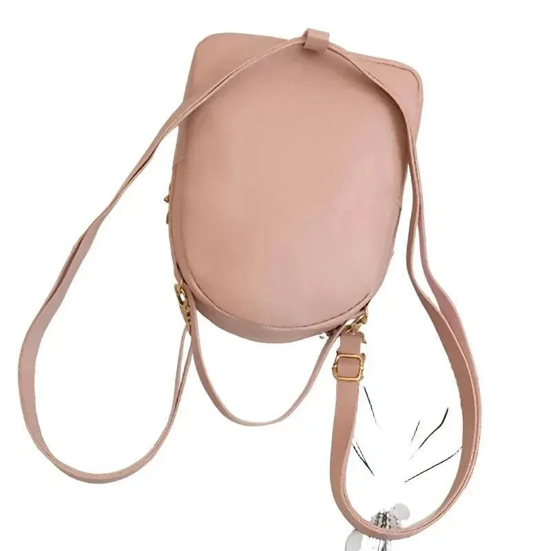Stylish Ins Swan Embroidery Backpack for Women - Trendy Fashion School Bag for College, Travel & Daily Use
