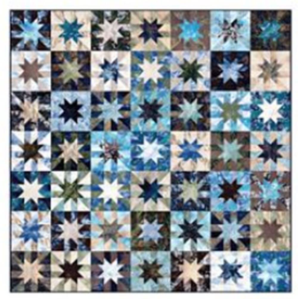 Karen Nyberg Designs Challenge Star Quilt Pattern PDF - Downloadable Quilting Template for Beginners & Experts - Perfect for Home Decor, Baby Blankets & Quilted Gifts