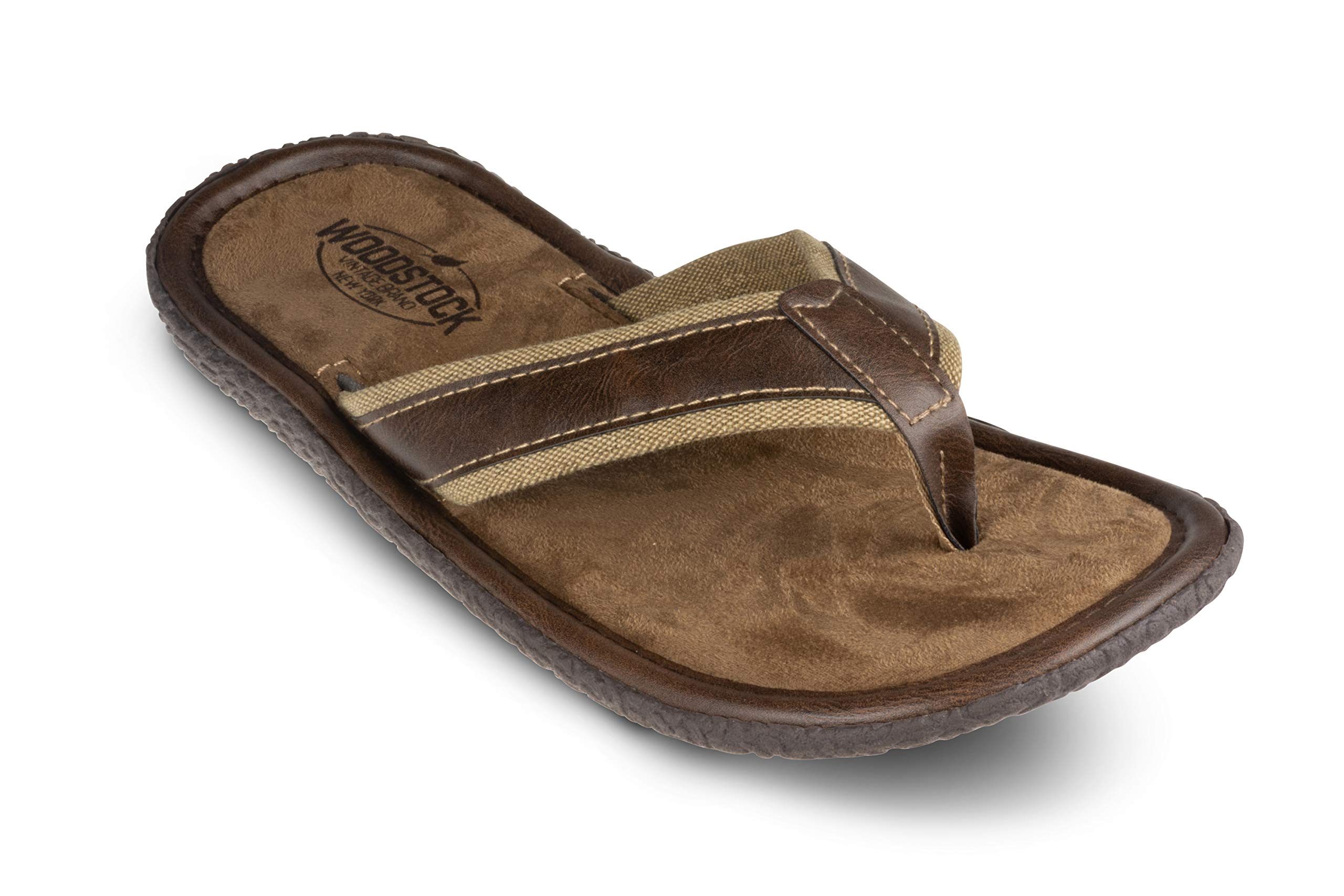 Vintage WOODSTOCK Brand New York Men's Casual Flats - Classic Comfortable Loafers for Work, Travel & Everyday Wear