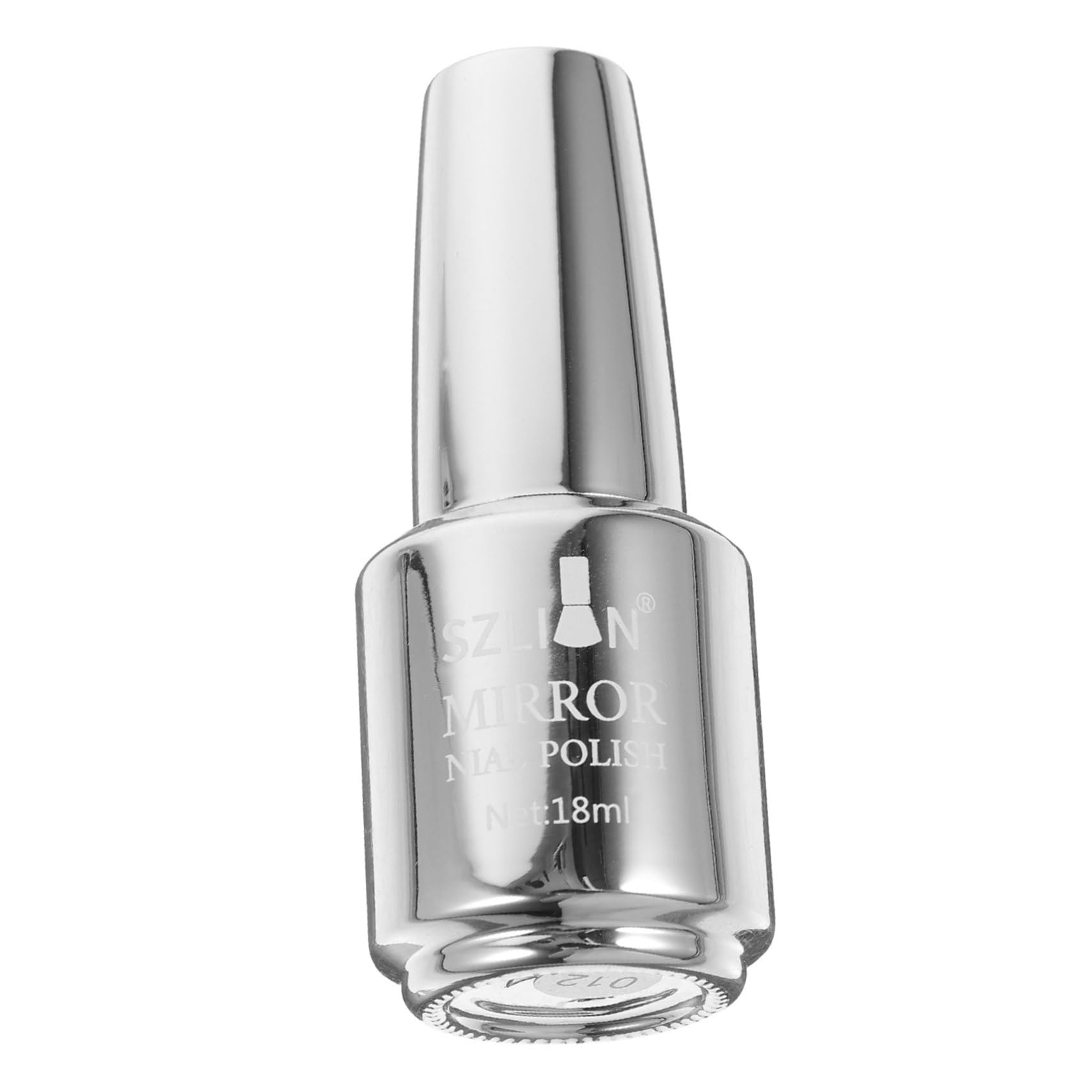 Beaupretty Mirror Nail Polish - Metallic Silver Gel Nail Art Polish for Women | Long-Lasting Shine, Salon-Quality Manicure & Pedicure | Perfect for Parties, Weddings, Special Occasions & Nail Art Designs