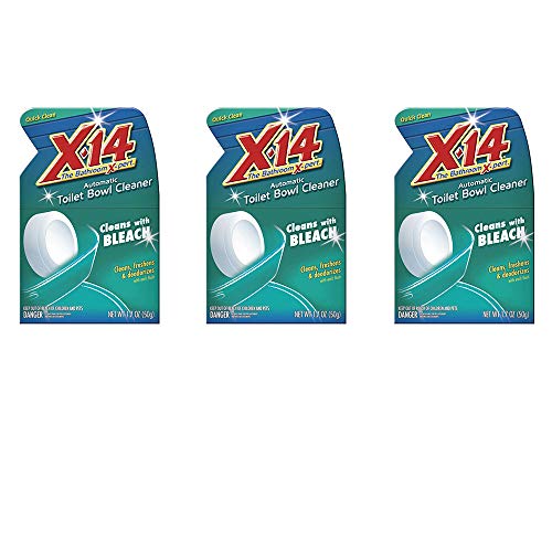 Automatic Toilet Bowl Deodorizer & Cleaner with Chlorine Bleach - 3 Pack | Long-Lasting Freshness | Ideal for Bathrooms, Restrooms & RVs
