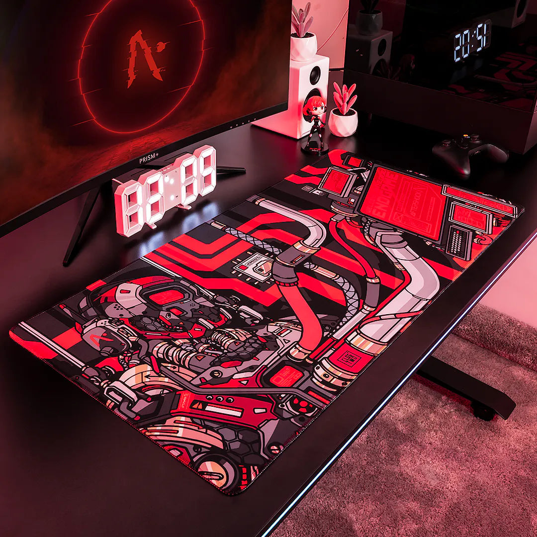 Aftershock XL Gaming Mouse Pad - Large Extended Non-Slip Rubber Base Mousepad for PC, Mac, Laptop - Perfect for FPS, MOBA, and Office Work