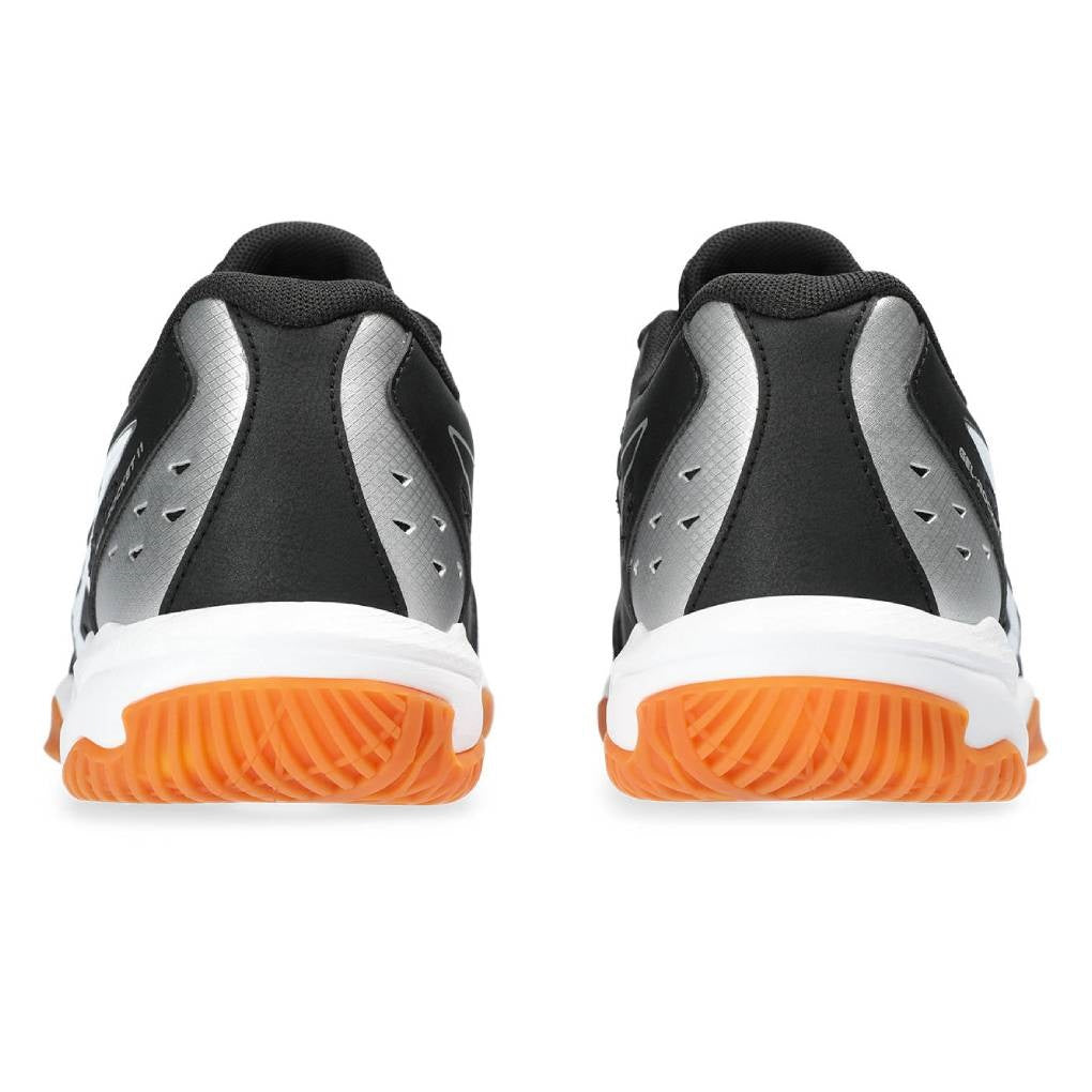 ASICS Gel Rocket 11 Women's Volleyball Shoes - Lightweight Indoor Court Shoes for Badminton, Squash & Tennis (Black/Silver) | Perfect for Gym Training & Competitive Sports