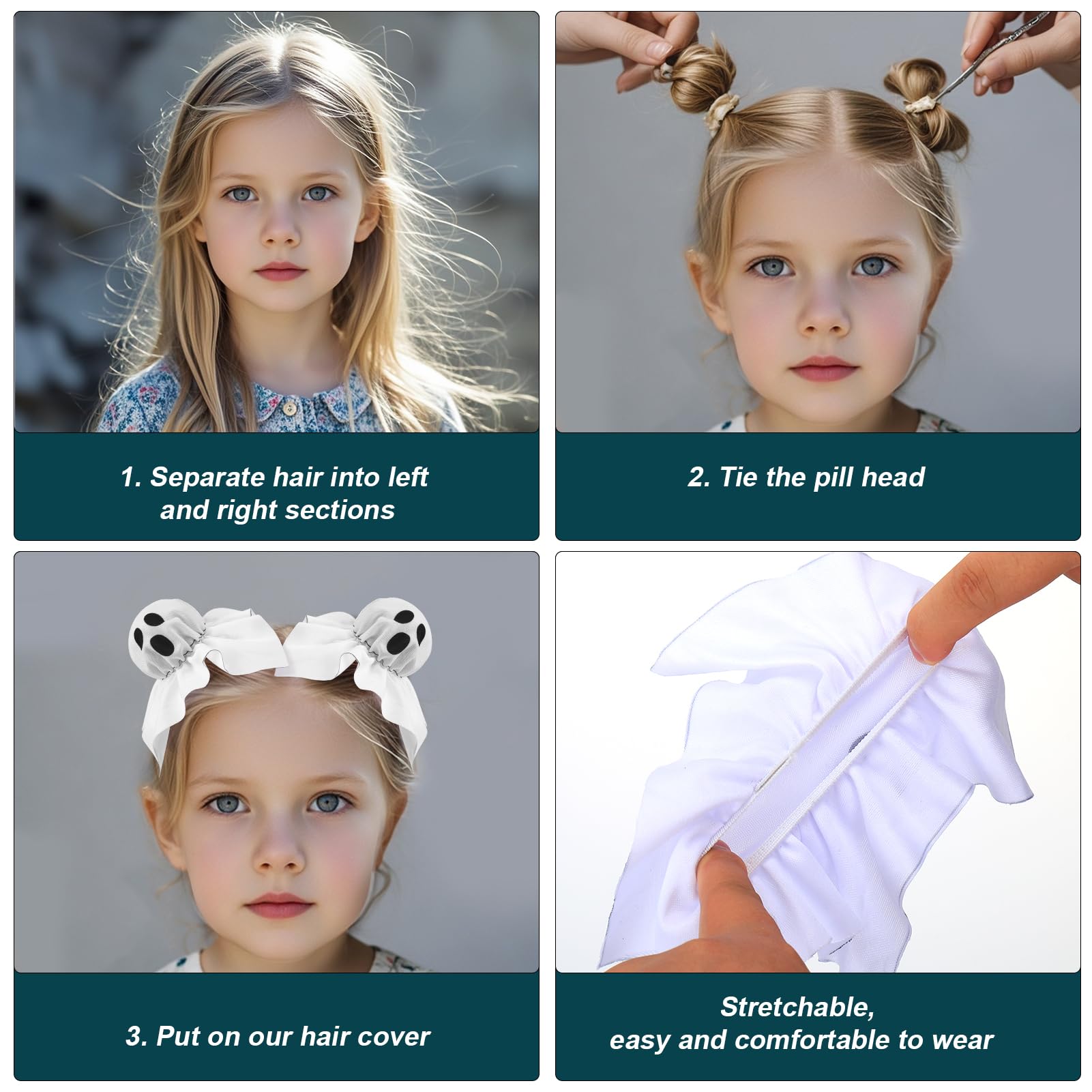 Christmas Hair Clips - 2PCS Cute Christmas Ball Space Bun Hair Accessories for Women & Girls | Holiday Party Hairstyle Decoration | Perfect for Christmas Photos, Ugly Sweater Parties & Festive Gatherings