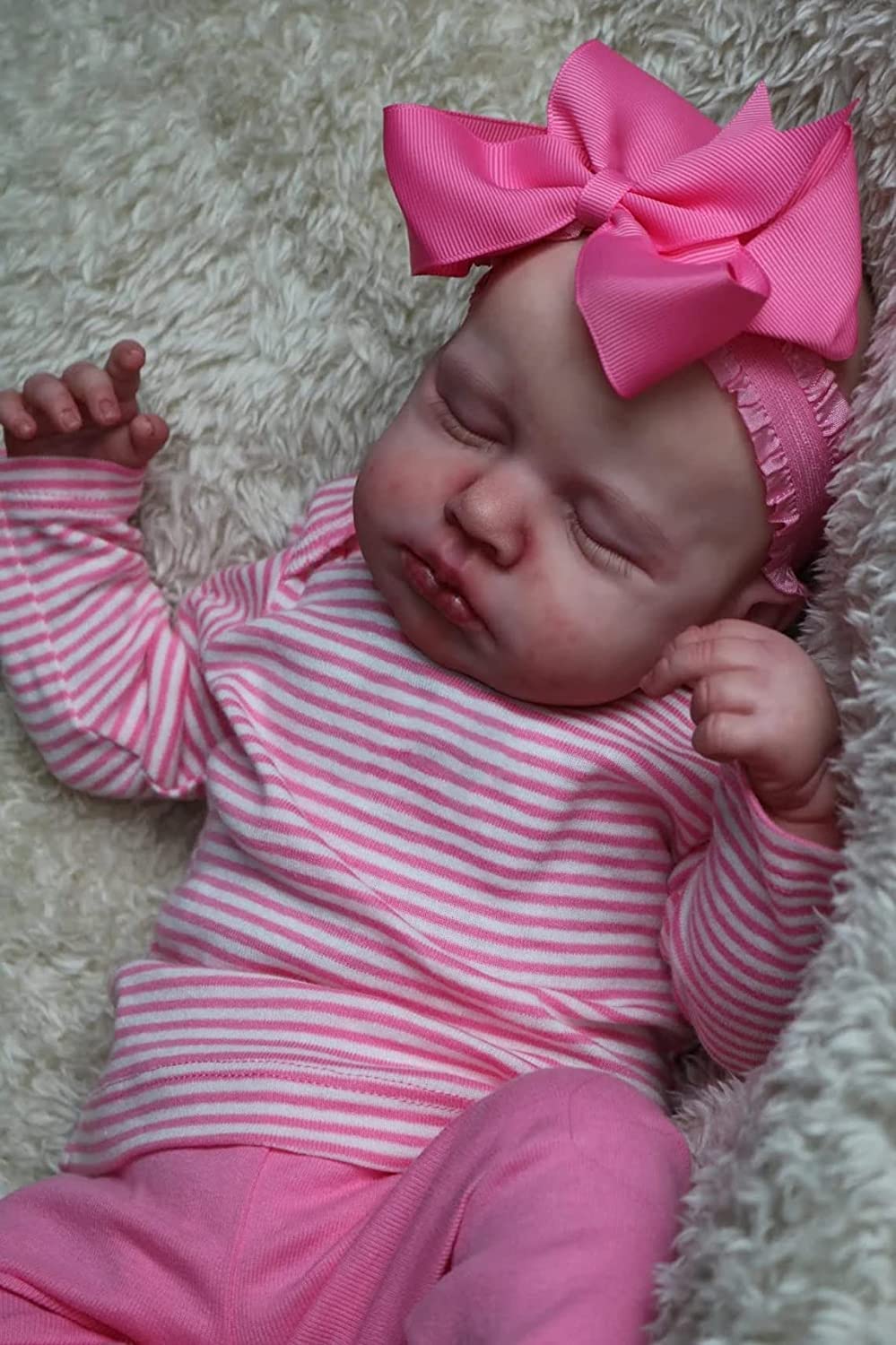 20 Inch Reborn Doll Clothes Set - Pink Outfits & Accessories for 18-20 Inch Baby Dolls | Perfect for Collectors, Photography & Gift Giving