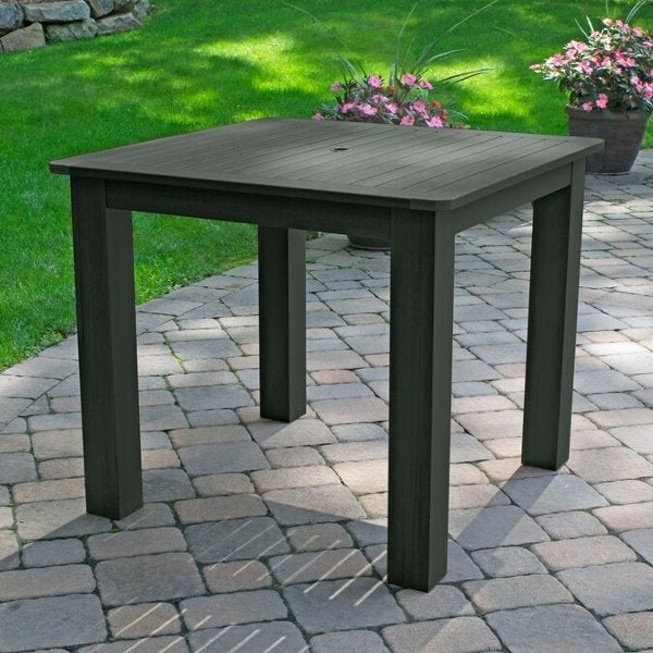 Lehigh 5-Piece Square Counter Height Outdoor Dining Set 42 x 42 - Perfect for Patio, Deck, Garden & Backyard Entertaining