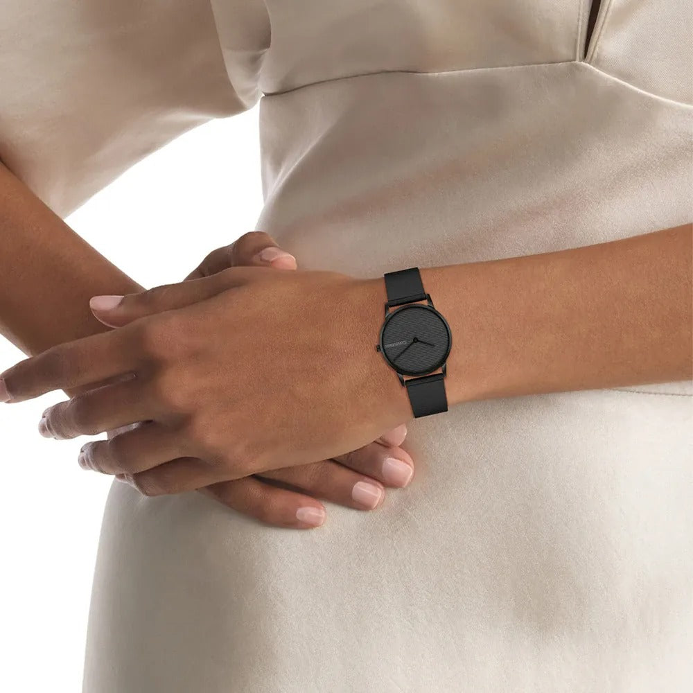 Calvin Klein Feel Black Ladies Watch 25100034 - Stylish Women's Wristwatch for Everyday Wear & Special Occasions