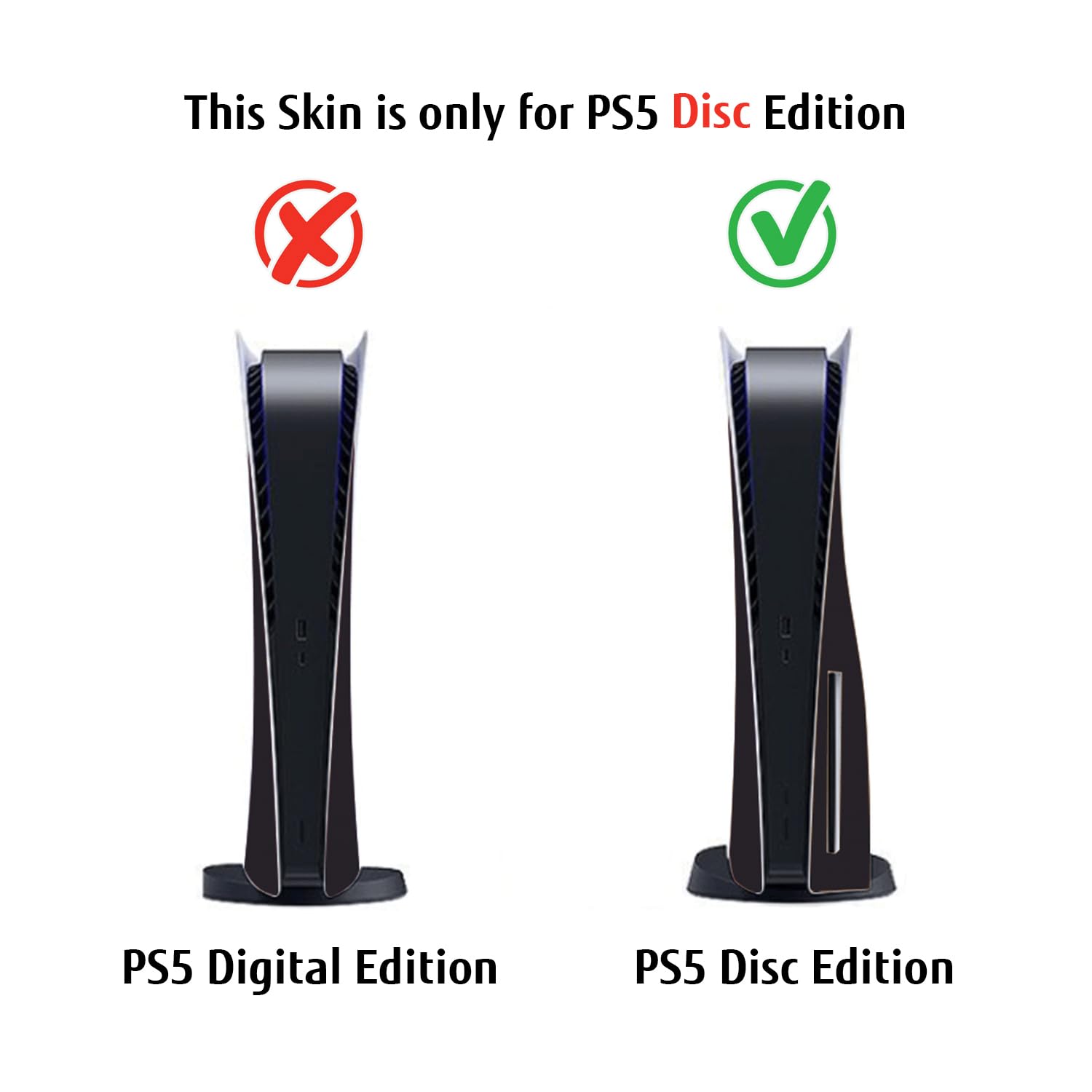 Premium Greshare Skins for PlayStation 5 PS5 Disc Edition - Spider Design Protective Vinyl Decal Stickers | Perfect for Gaming Setup, Home Decor & Gift Giving