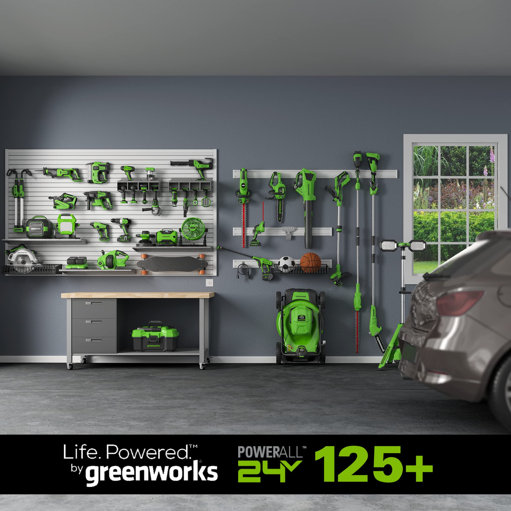 Greenworks 24V Cordless String Trimmer and Leaf Blower Combo Kit with 2Ah USB Battery & Charger - Perfect for Lawn Care, Yard Maintenance, and Garden Trimming
