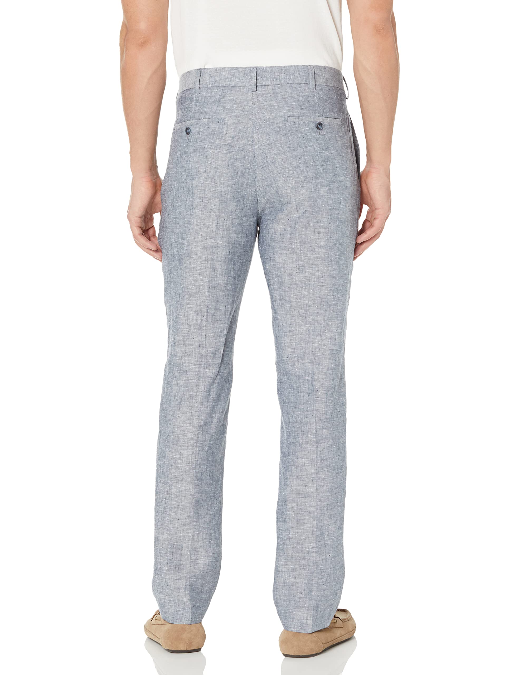 Cubavera Men's Delave 100% Linen Pants - Flat Front Lightweight Breathable Summer Trousers for Casual Wear | Perfect for Beach, Vacation & Outdoor Activities