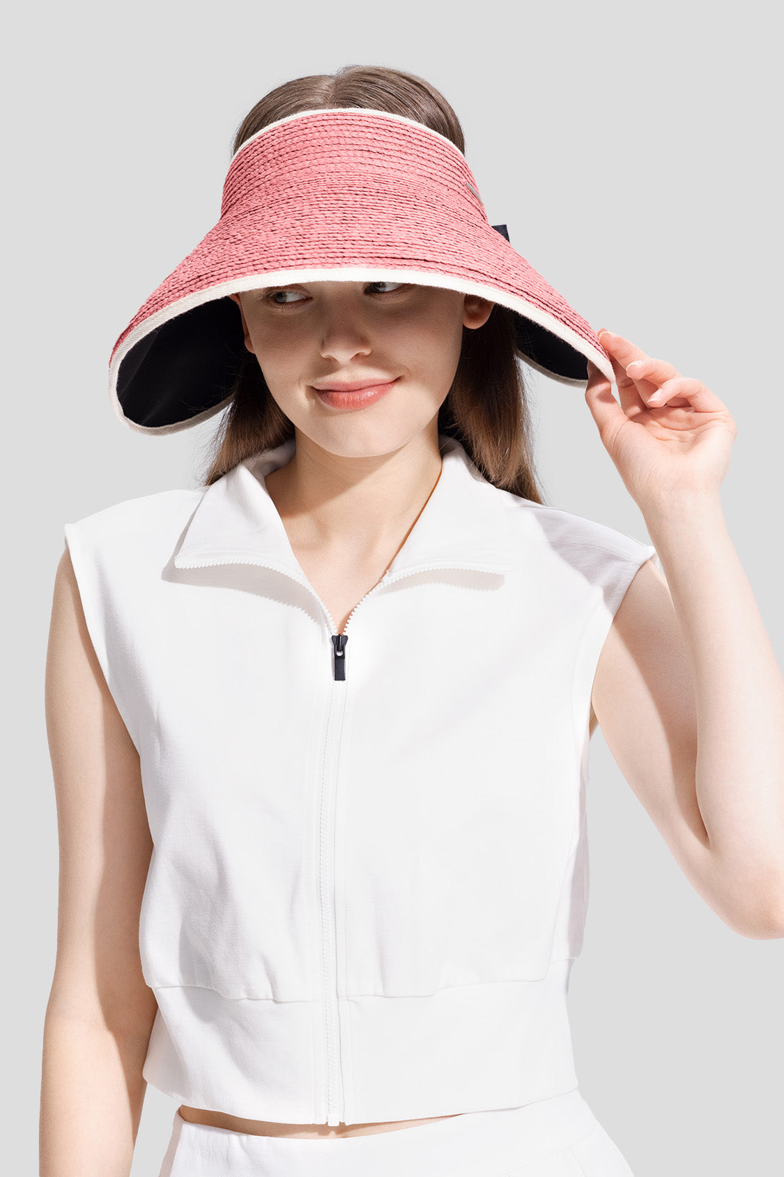 Oasys Women's UPF50+ Sun Protection Straw Hat - Wide Brim Beach Hat for Summer, Outdoor, Gardening & Travel