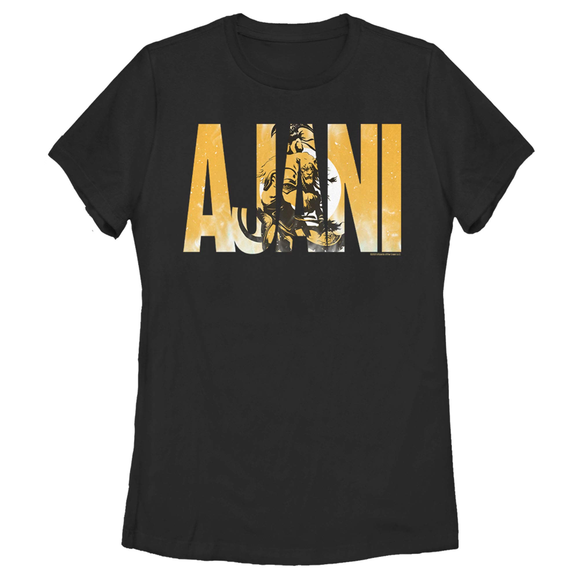 Women's Magic: The Gathering Ajani Mane Text Graphic T-Shirt | Casual Gaming Tee for MTG Fans & Fantasy Enthusiasts