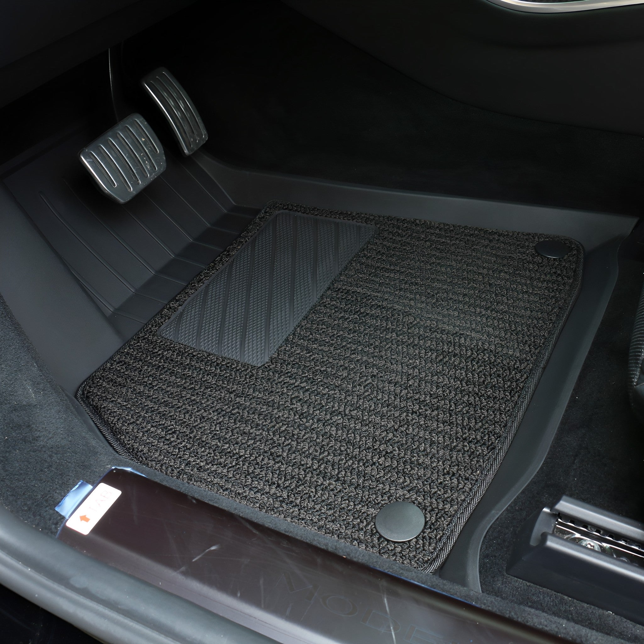 Premium All Weather Floor Mats for Tesla Model S 2021+ – Heavy Duty TPE Protection & Custom Fit – Perfect for Road Trips, Daily Commutes & Winter Weather Protection