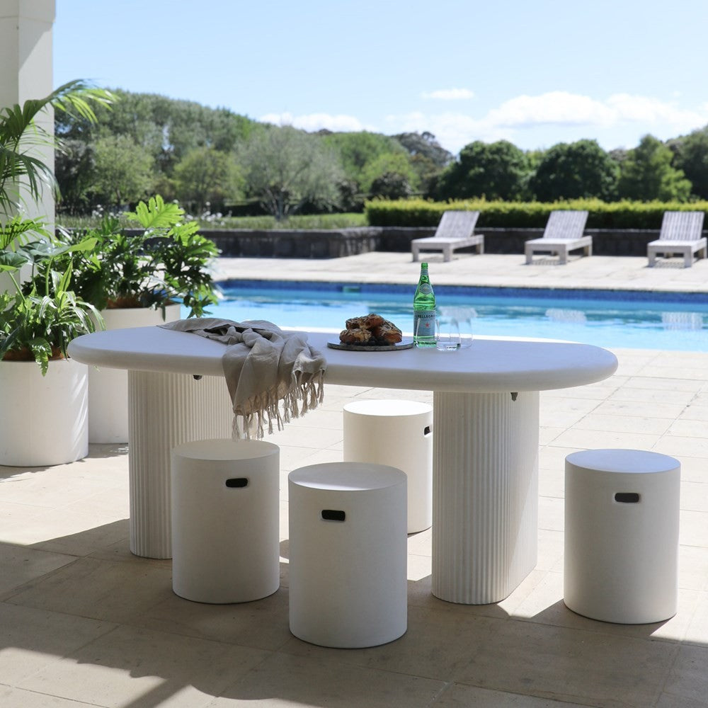 Solera Concrete Outdoor Dining Table - 80