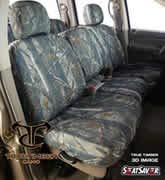 Covercraft SeatSaver Seat Protector for 2003-2005 Ford Explorer Sport Trac 2nd Row 40 - True Timber Camo 3D Image (SS8351TTXD) | Durable Car Seat Cover for Pets, Kids & Spills | Perfect for Outdoor Adventures & Daily Commutes