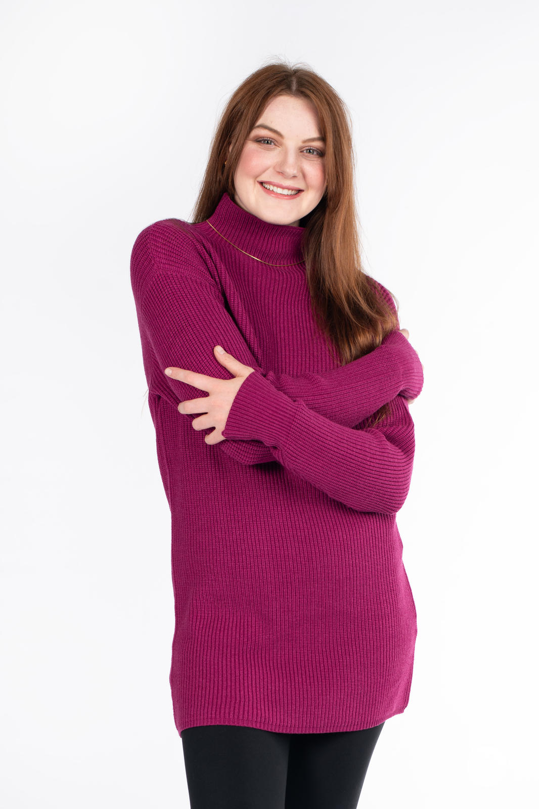Luxury Knit Sweater Dress for Women - Soft Winter Pullover Tunic - Cozy Office & Date Night Outfit - Perfect for Fall Winter Fashion and Holiday Parties