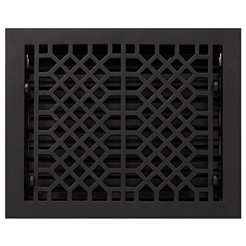 Signature Hardware 929151-9-12 Antique Cast Iron Floor Register - 9