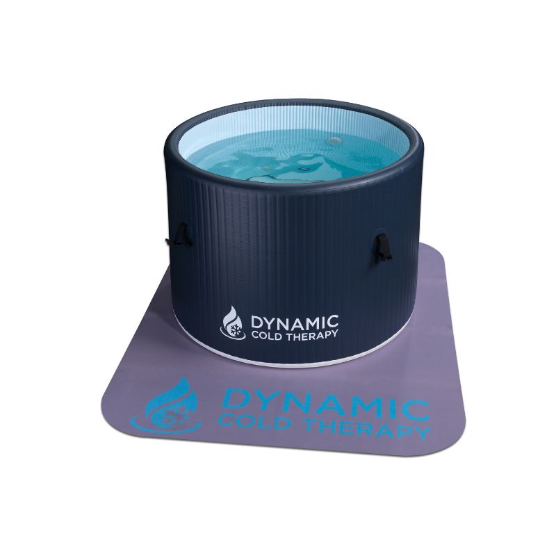 Dynamic Cold Therapy Inflatable Cold Plunge Tub - Portable Ice Bath for Muscle Recovery, Pain Relief & Athletic Performance - Perfect for Home Gym, Post-Workout Recovery & Cryotherapy
